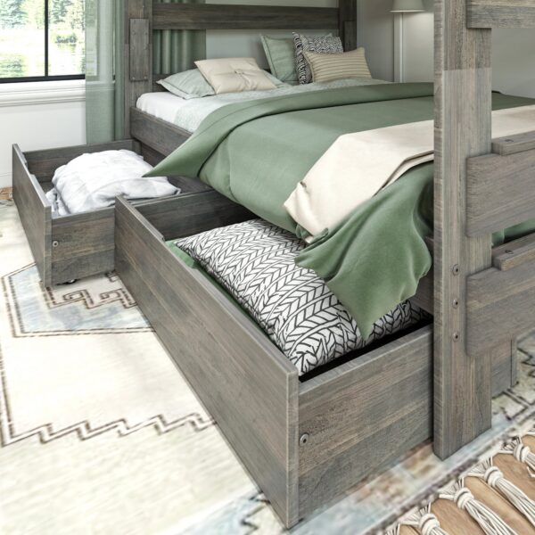 Litera Madera con cajones